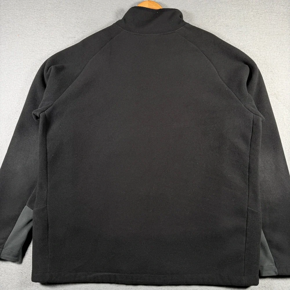 The North‎ Face Mens Fleece Jacket Full Zip Black XL Pockets Outdoor